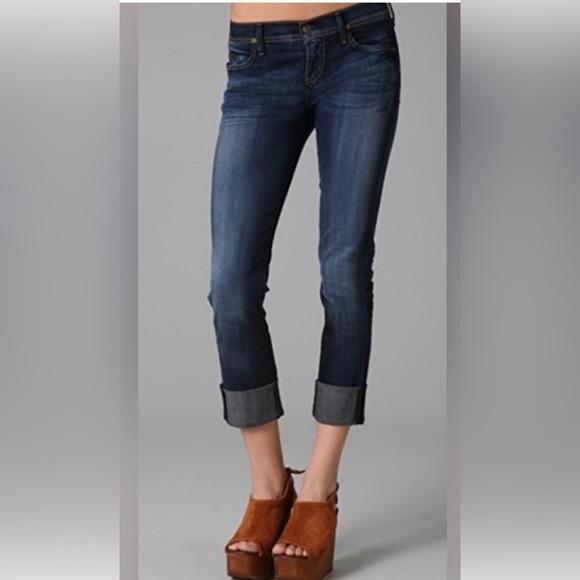 Citizens Of Humanity Denim - 14. Citizens Of Humanity Blue Dani Cropped Straight Leg Ankle Jeans Size 26
